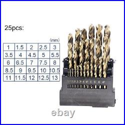 Drill Bit Set Hard For Drilling Metal With Sturdy Core M42 Stainless Steel Part
