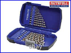 Faithfull Cobalt HSS Drill Set M35 1-10mm 19 Piece