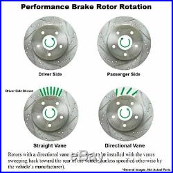 Front Ceramic Disc Brake Pad Performance Rotor & Hardware Kit for Chevy Pontiac