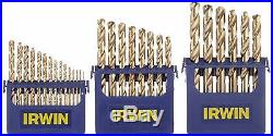 Hansen 3018002- 29-Piece Cobalt M-35 Metal Index Reduced Shank Drill Bit Set NEW