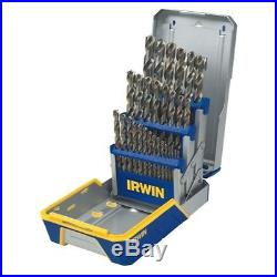 Hanson IRW3018002 29 Piece Cobalt M-35 Metal Index Drill Bit Set