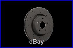Hawk Talon 2005 Chevy Cobalt Rear Disc Drilled and Slotted Rear Brake Rotor Set