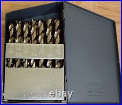 Hertel HSCO 135° Bright Finish Cobalt A-Z Drill Bit Set 26 pc. Set