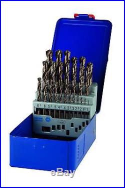 IRWIN 10503730 HSS Pro Cobalt Drill Bit Set With Case Pack of 25