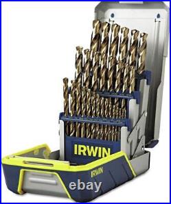 IRWIN Drill Bit Set, M35 Cobalt Alloy Steel 29-Piece (3018002)