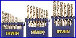 IRWIN Drill Bit Set, M35 Cobalt Alloy Steel, 29-Piece (3018002), New