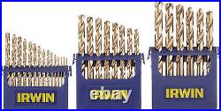 IRWIN Drill Bit Set, M35 Cobalt Alloy Steel Steel, 29-Piece (3018002)