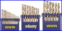 IRWIN Drill Bit Set, M35 Cobalt Steel, 29-Piece (3018002)
