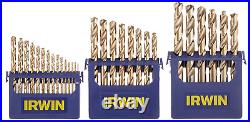 IRWIN Drill Bit Set, M35 Cobalt Steel, 29-Piece (3018002)