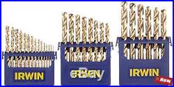 IRWIN Tools Cobalt High Speed Steel Drill Bit 29Piece Metal Index Set Kit Supply