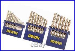 IRWIN Tools Cobalt High-Speed Steel Drill Bit, 29-Piece Metal Index Set 3018002