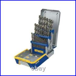 Irwin 29Pc Cobalt M-35 Metal Index Drill Bit Set, 1/16-1/2 D, ST (585-3018002)