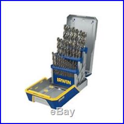 Irwin 3018002 29-Piece Cobalt M-35 Metal Index Drill Bit Set