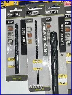 Irwin Diablo Drill Bit Set + Layout Scribe Nail Set Kit T-Bevel Mixed Set of 14