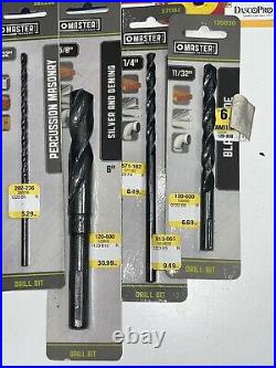 Irwin Diablo Drill Bit Set + Layout Scribe Nail Set Kit T-Bevel Mixed Set of 14