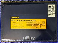 Irwin Hanson 48pc MASTER Extractor and Left Hand Cobalt Drill Bit Set #3101010