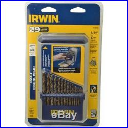 Irwin Industrial Tools 3018002 29 Piece Cobalt M35 Metal Index Drill Bit Set 3