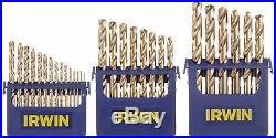 Irwin Tools 3018002 Cobalt M-35 Metal Index Drill Bit Set, 29 Piece