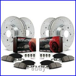 K1612 Powerstop Brake Disc and Pad Kits 4-Wheel Set Front & Rear New for Chevy