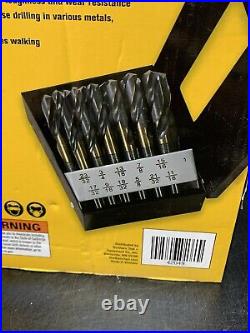 Klutch Cobalt Coated Drill Bit Set, 12-Pc