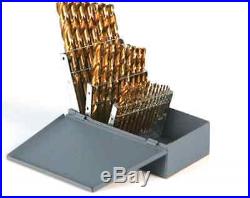 Klutch Cobalt High Speed Steel Drill Bit Set, 29-pc, Sizes 1/161/2, 1500 RPM