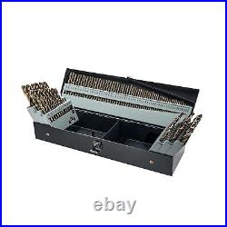 M35 5% Cobalt Drill Bits Set 115PCS (1/16-1/2, A-Z, 1-60), Straight Shank J