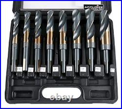 M35 H. S. S. +5% Cobalt 1/2 Shank and Drill 9/16 to 1 Set of 8 Pieces H516