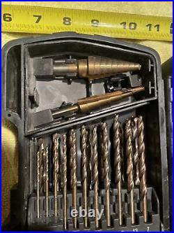 MAC TOOLS 32-PIECE COBALT DRILL BIT & STEP DRILL SET 6338DSBV502T-B See Details