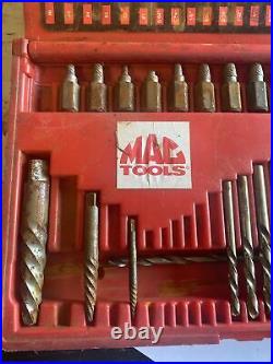 MAC TOOLS 35 Piece Extractor Set Left Hand Cobalt Drill Bit Set US Free Shipping