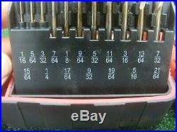 MAC TOOLS 6338DSB 29-Pc. Cobalt Grade Drill Bit Set Complete With Case READ ALL