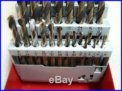 MAC Tools High Speed Cobalt Grade 29 piece 1/2 1/16 X1/64 Drill Bit Set-USA