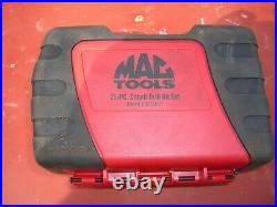 Mac Tools 21 Pc. Cobalt Drill Bit Set 6321DSB Red NEW