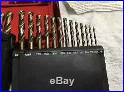 Mac Tools 21pc 1/16 -3/8 X 1/64 Cobalt Grade Short Length Drill Bit Set