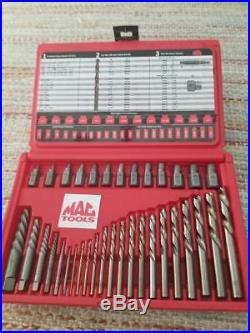 Mac Tools 35 piece Master extractor set with left hand cobalt drill bit set