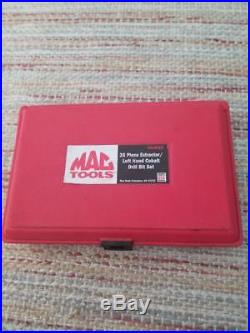 Mac Tools 35 piece Master extractor set with left hand cobalt drill bit set