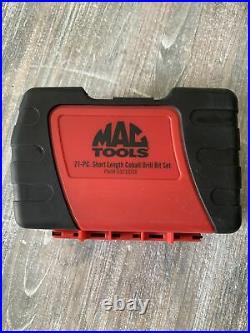 Mac Tools 6321IDSA 19 Pc Cobalt Stubby Drill Bit Set Missing 2 Bits