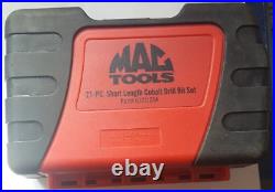 Mac Tools 6321IDSA 21-PC. Cobalt Alloy Steel Stubby Drill Bit Set P7