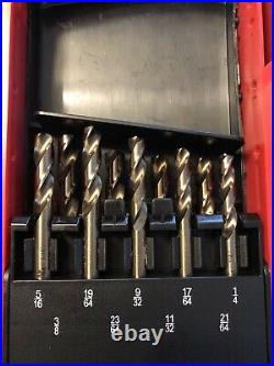 Mac Tools 6321IDSA 21 Pc Cobalt Stubby Drill Bit Set New! Free Ship