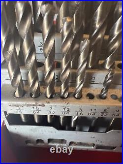 Mac Tools Cobalt Drill Bits Set No. 6338DS Incomplete Set