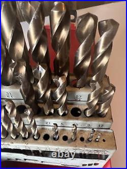 Mac Tools Cobalt Drill Bits Set No. 6338DS Incomplete Set