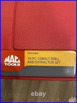 Mac Tools SPEX10MDS 10pc Cobalt Drill & Extractor Set