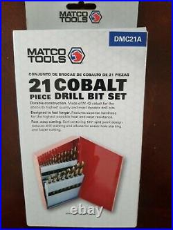 Matco Tools 21 Piece COBALT Drill Bit Set