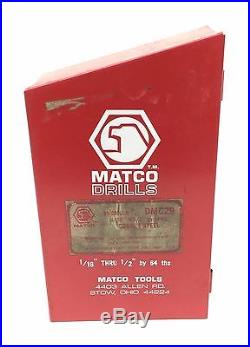 Matco Tools 29 PIECE COBALT DRILL BIT SET DMC29