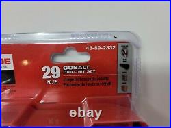 Milwaukee 48-89-2332 29 Pc RED HELIX Cobalt Drill Bit Set Sealed