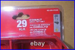 Milwaukee 48-89-2332 Cobalt Red Helix Drill Bit Set (29 Piece) BRAND NEW