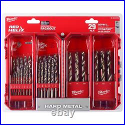 Milwaukee Cobalt Red Helix Drill Bit Set for Drill Drivers (29-Piece)