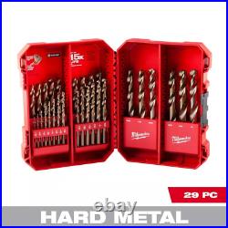 Milwaukee Cobalt Red Helix Drill Bit Set for Drill Drivers (29-Piece)