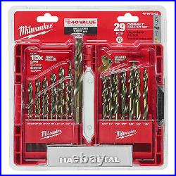 Milwaukee RED HELIXT, RED HELIX Cobalt Drill Bit Set 29PC, Included (qty.)