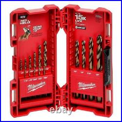 Milwaukee SHOCKWAVE Impact Duty Steel Driver Bit Set With Cobalt Drill and