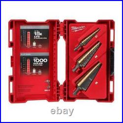 Milwaukee Tool 48-89-9291 3 Pc. Cobalt Step Bit Set